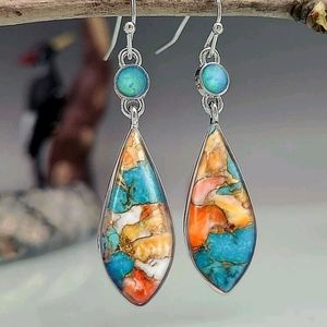 Geometric Drop Earrings